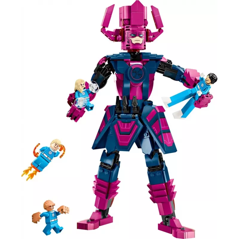 LEGO Conjunto Marvel Super Heroes 76316 — Quarteto Fantástico: Conjunto de minifiguras Galactus, 427 peças, 4 minifiguras, idade 9+