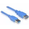Cabo USB 3.0-A macho-fêmea DeLOCK 82541 5m azul