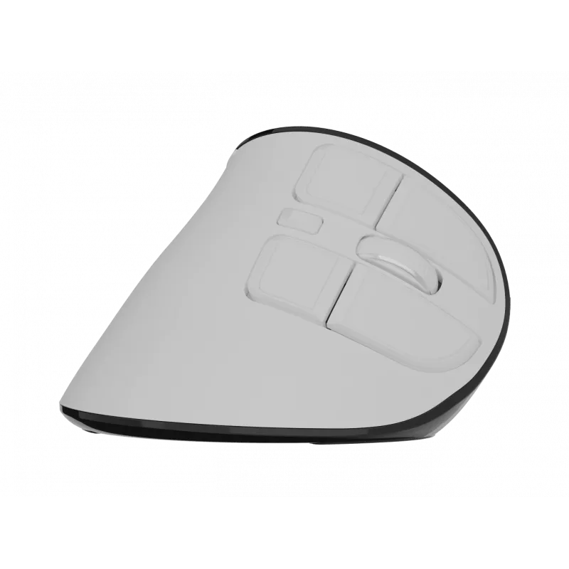 Rato vertical sem fios NATEC Euphoniе Pro Bluetooth 5.0, 4000 DPI, programável, silencioso, branco