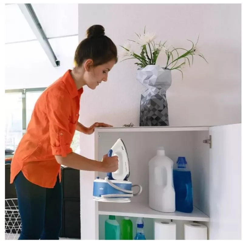 Braun CareStyle Compact IS 2143 BL 2400 W 1,5 L Sola EloxalPlus Azul, Branco