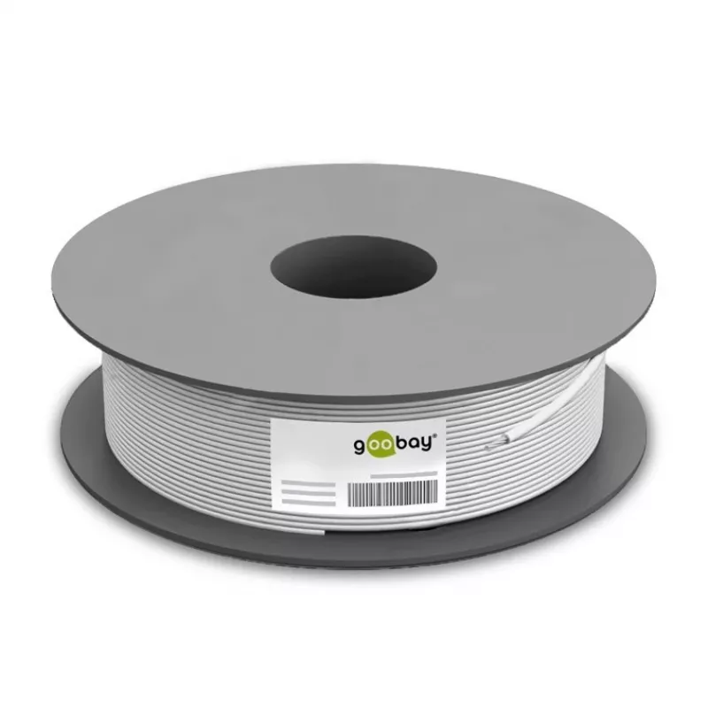 Cabo de rede Goobay CAT 6 U/UTP 100 m preto