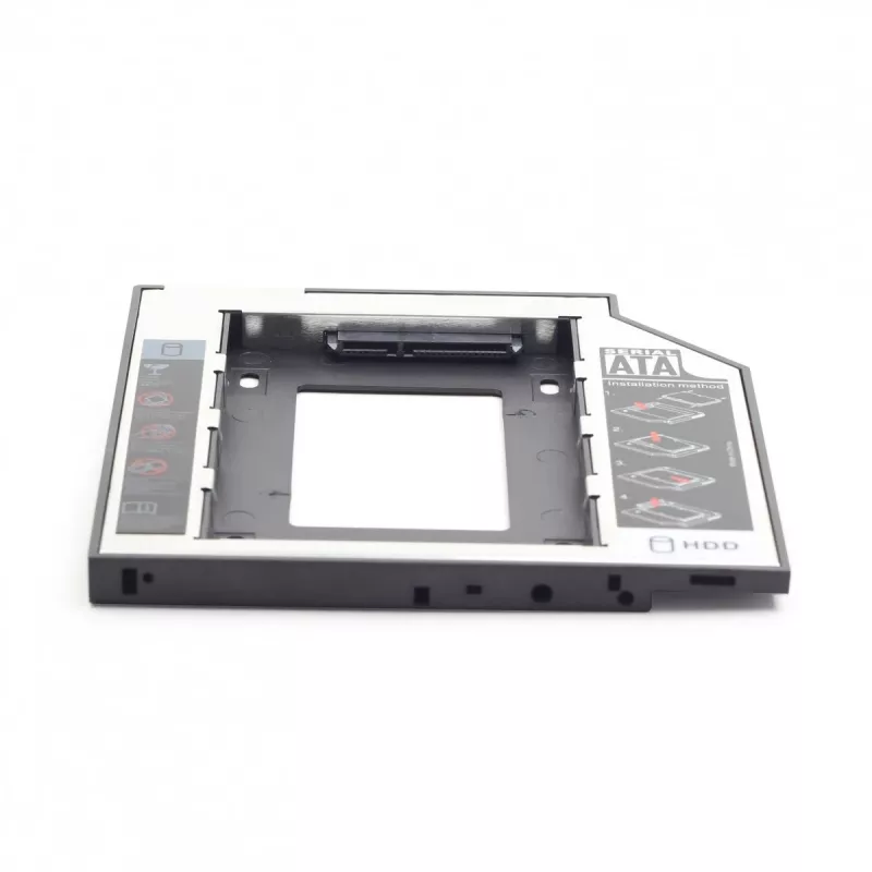 Gembird MF-95-01 Moldura de montagem fina para unidade de 2,5 polegadas em baia de 5,25 polegadas