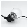 Fio de luzes RealPower 463614 LED 12 lâmpadas branco quente 4,9 m a pilhas (AA)