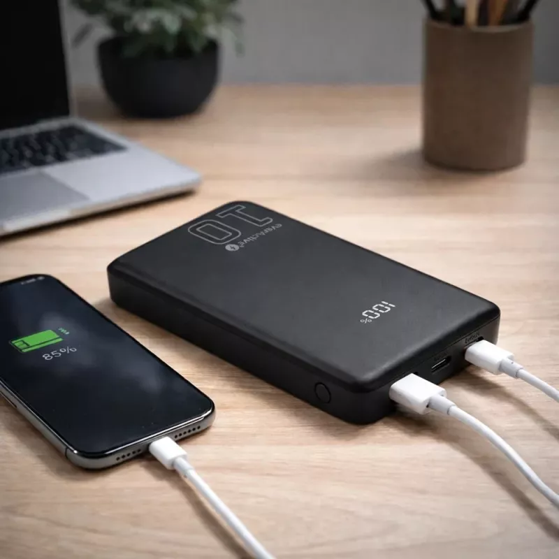 Powerbank portátil everActive EB-11QB 10.000 mAh, 2× USB-C 20W (QC4.0)