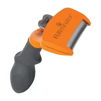 Ferramenta de desembaraço FURminator M para cães de pelo comprido, lâmina de aço inoxidável, tamanho M (raças de porte médio 10–25 kg)