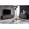 Aparador Cama Sideboard 2D REJA cinzento grafite brilhante/cinzento grafite brilhante