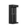 Carregador de baterias Li-Ion XTAR de dois slots para células 18650, entrada USB-C, 2 slots, preto, indicadores LED