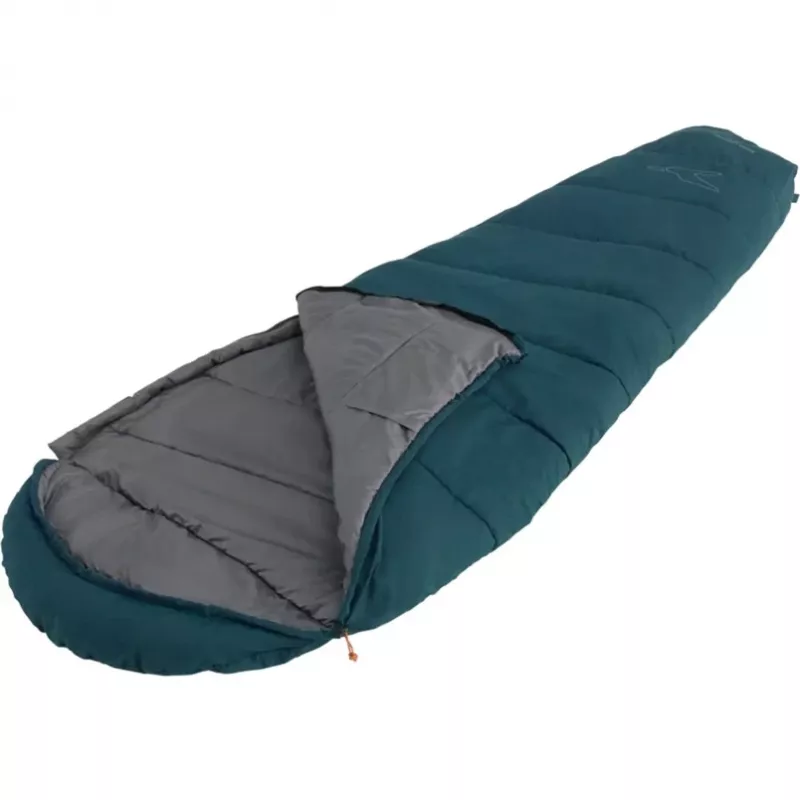 Saco-cama easy camp Raven I Mummy 5 °C petróleo (modelo 2025)