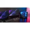Caixa de PC Midi Tower TACENS Mars Gaming MC-INFINIOLITE, preta, vidro temperado, compatível com ATX/Micro-ATX/Mini-ITX, ventoinha de 120 mm