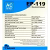 Adaptador USB Wi-Fi/Bluetooth INTER-TECH EP-119, Wi-Fi 5 (802.11ac) dual-band 600 Mbit/s