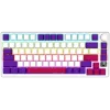 LORGAR KBP7075W, Teclado de gaming mecânico sem fios 75% Pro, branco, layout EN