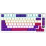 LORGAR KBP7075W, Teclado de gaming mecânico sem fios 75% Pro, branco, layout EN