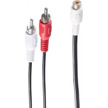 Cabo de áudio RCA 2 x RCA ShiverPeaks BS40052