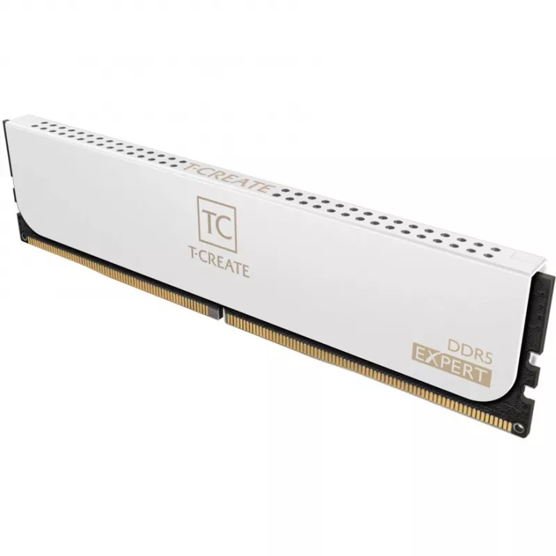 DIMM 32 GB DDR5-6400 (2x 16 GB) Dual-Kit, memória branca, CTCWD532G6400HC32ADC01, AMD EXPO