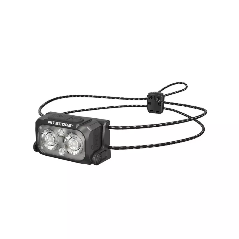 Lanterna de cabeça Nitecore NU25 MCT UL recarregável leve 400 lm temperatura multicolor