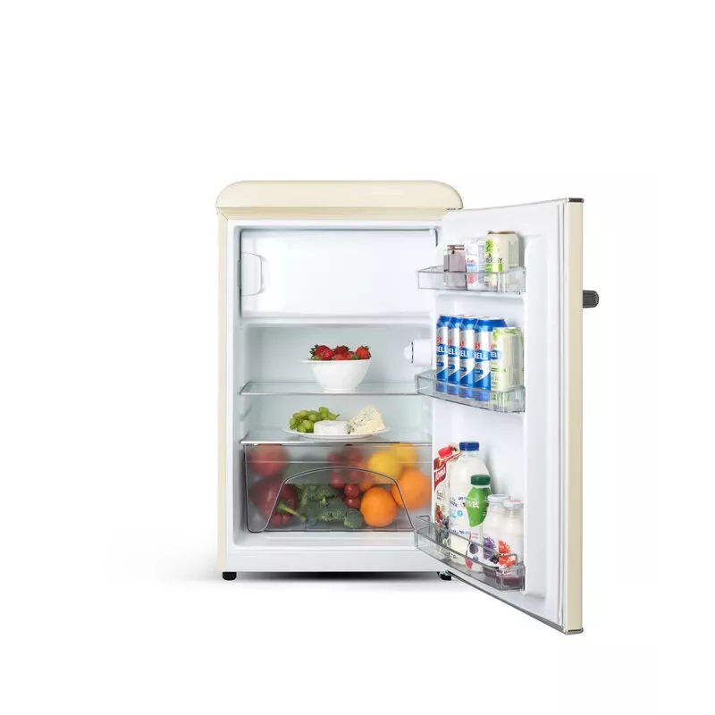 ETA | Frigorífico | ETA253590040E Storio retro | Classe de eficiência energética E | Aparelho de instalação livre | Frigorífico sem congelador | Altura 90 cm | Volume de refrigeração 92 L | Volume de congelação 18 L | 38 dB |
