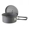 Conjunto de cozinha de campismo ESBIT PT1100HA – panela de alumínio 1,1 L, Ø14,8 cm, 227 g, preto