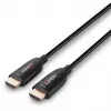 Lindy 38511 cabo HDMI 2.1 8K60 híbrido de fibra ótica de 15 m, AOC, HDMI macho para HDMI macho, 4K120, preto
