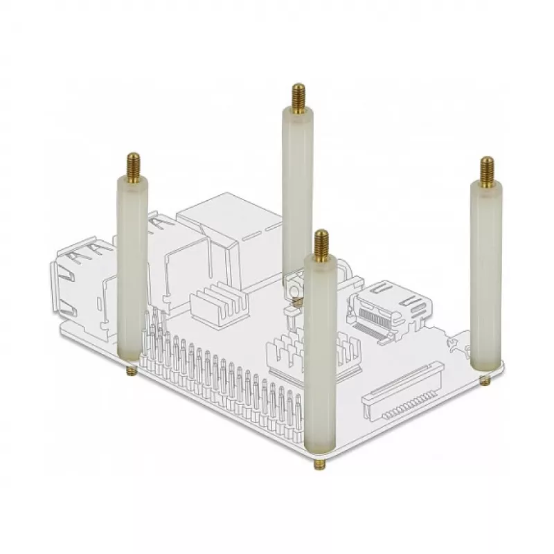 Conjunto de montagem DeLOCK 60238 plástico cor natural