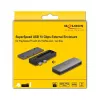 Caixa para SSD DeLOCK USB 3.2 Gen 2 para PlayStation5 M.2 NVMe sem ferramentas