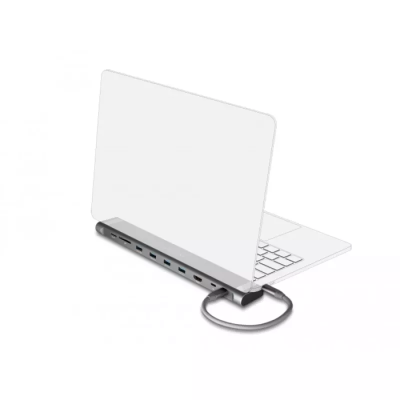 DeLOCK USB Type-C Docking Station fina 4K HDMI USB 3.2 Gen 1 LAN SD PD 3.0