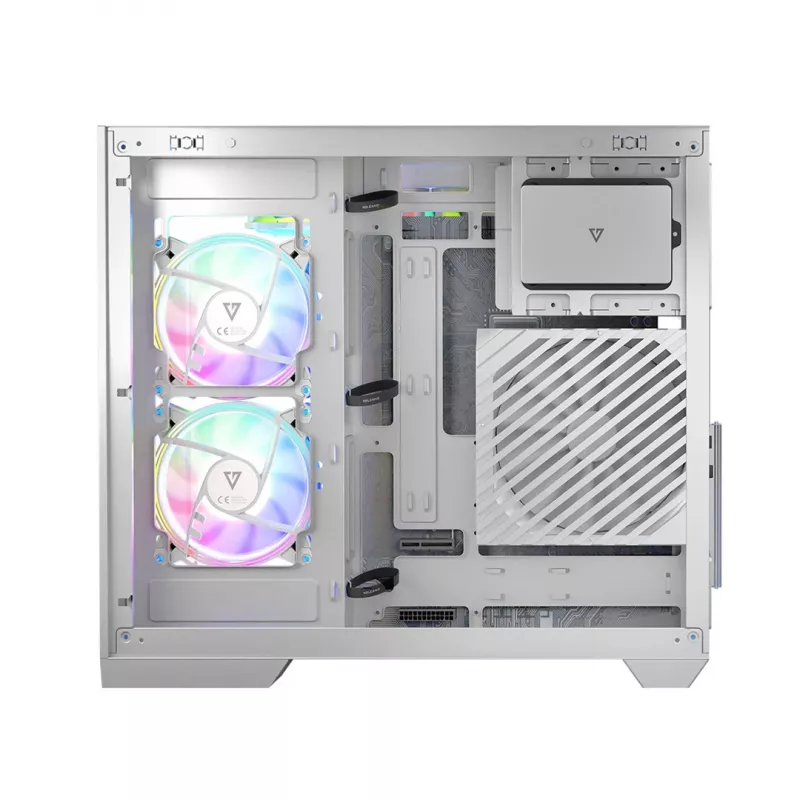 Caixa MODECOM VOLCANO PANORAMA ARGB 5F MIDI BRANCO