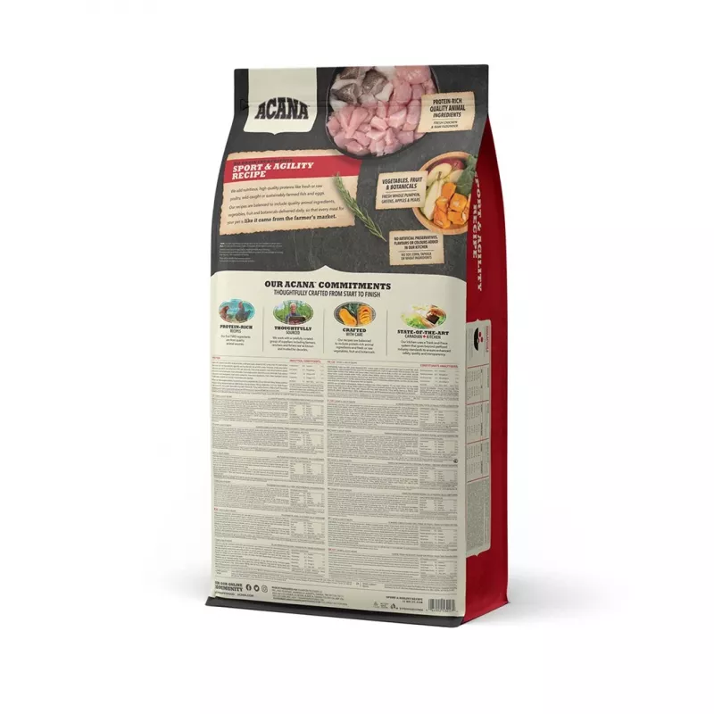 ACANA Sport & Agility - Alimento seco para cães - 17 kg