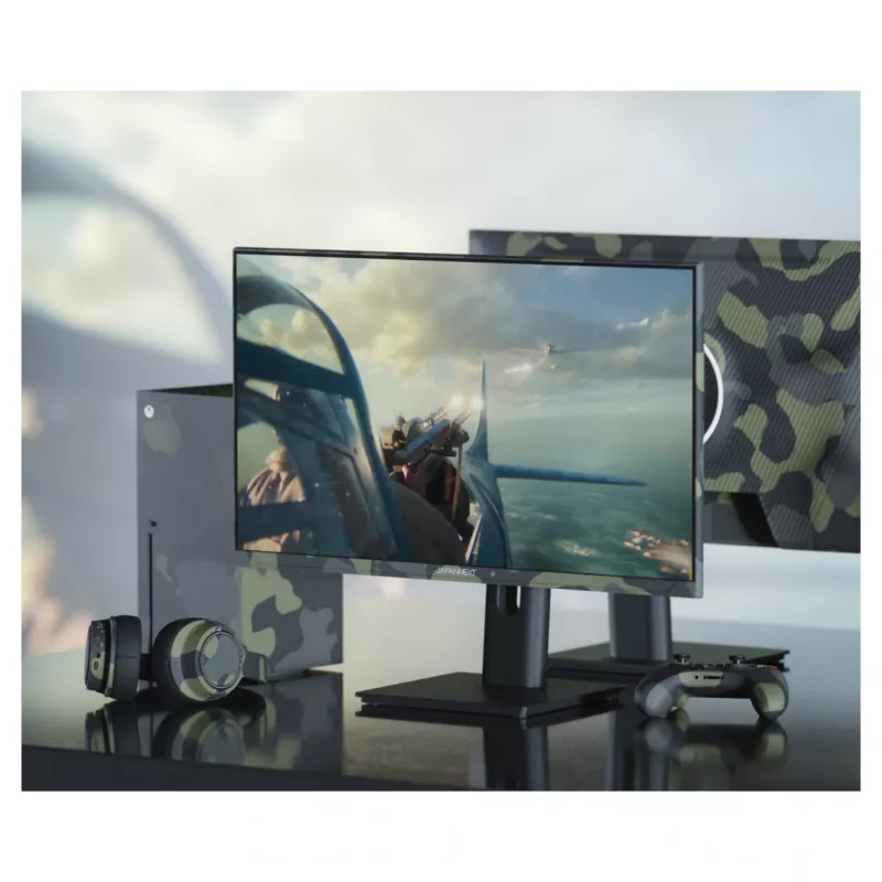 Monitor de computador JAPANNEXT JN-IPS238FHD200F-HSP-CAMO 61 cm (24 polegadas) 1920 x 1080 píxeis Full HD LCD preto