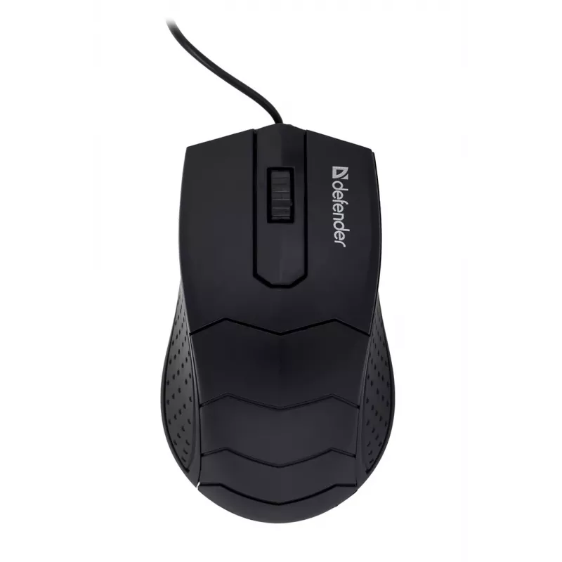 Defender HIT MB-530 rato ótico com fios, 1000 DPI, preto