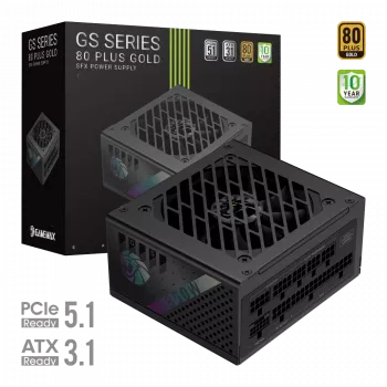 Fonte de alimentação Gamemax, 80 PLUS, Gold | GS 850G | 850 W