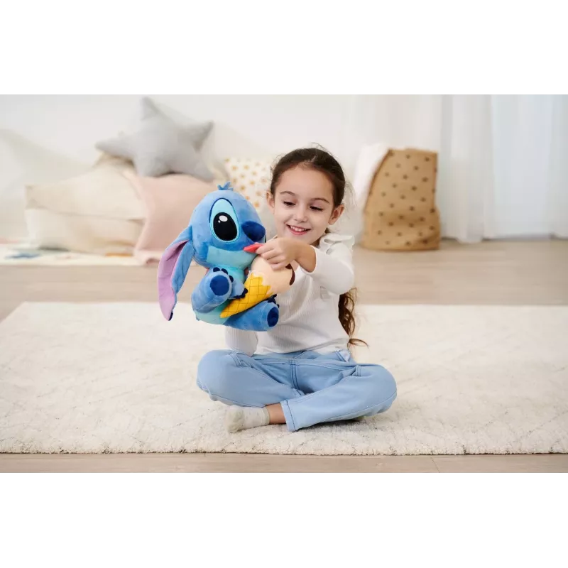 Peluche SIMBA mascote Stitch gelado 25 cm, personagem original macia