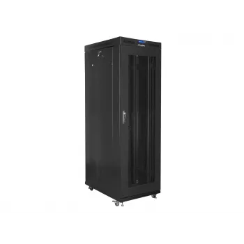 Armário rack Lanberg FF01-8227-23BL 27U armário de chão preto