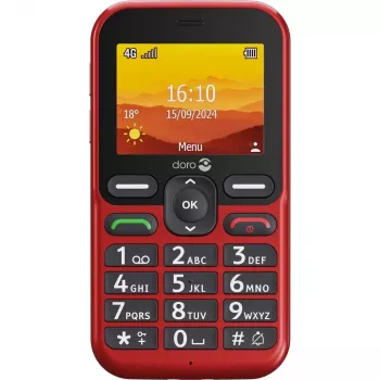 Doro Leva L10 4G, telefone de teclas grandes, vermelho (380571)