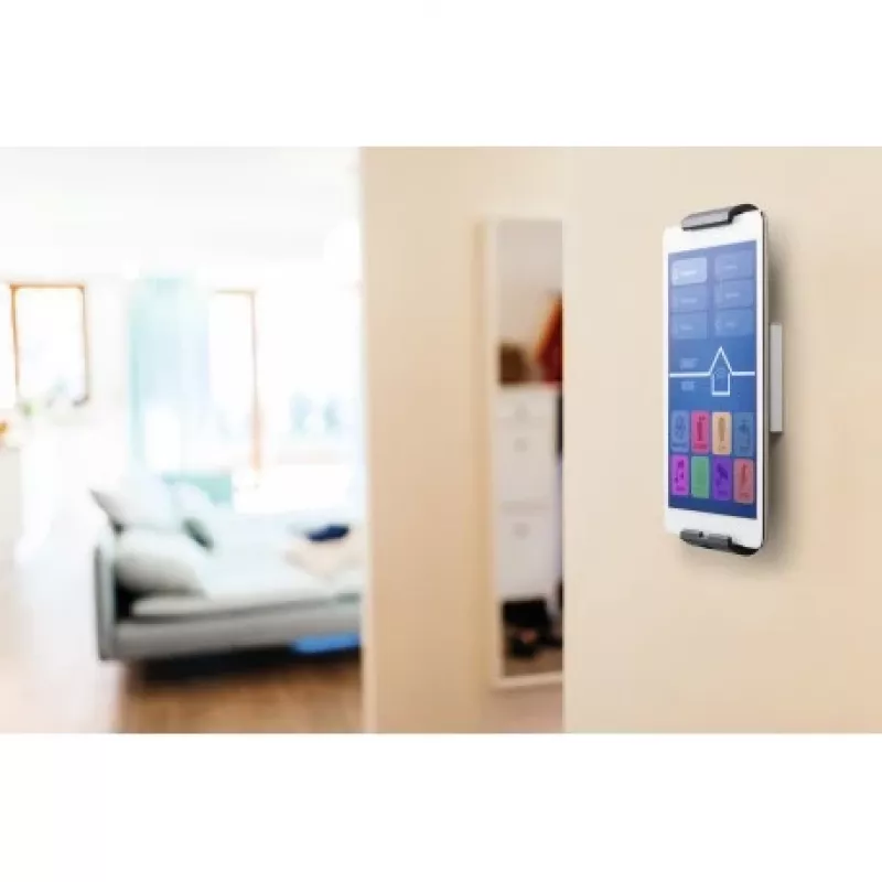 DURABLE TABLET HOLDER WALL - Suporte de parede para tablet - Alumínio, plástico ABS - prateado (7-13) (893323)