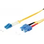 Cabo de patch de fibra ótica duplex ShiverPeaks 77809 LC-SC 9/125µm OS1/OS2 2,0 m