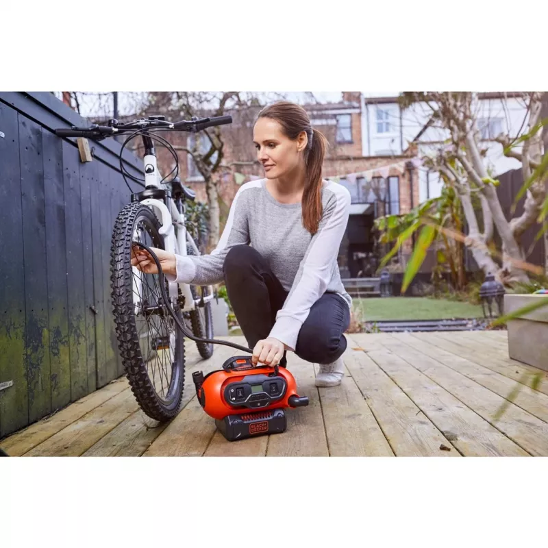 Black & Decker BDCINF18N-QS Compressor de ar 160 l/min AC/isqueiro