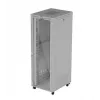 Armário rack LANBERG FF01-8047-12SL 47U 800x1000 mm cinzento com portas frontal e traseira de vidro e espaço para painel LCD