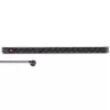 PDU de alumínio Qoltec para RACK | 16A | 16 x Schuko | vertical | 1,8 m