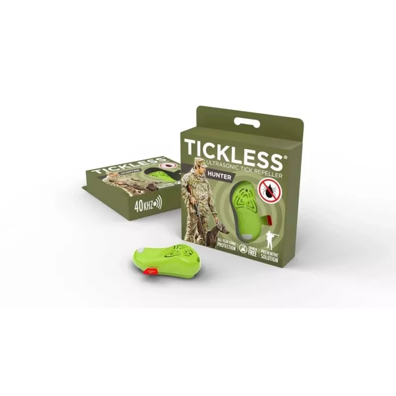 Removedor de carraças por ultrassons TICKLESS, para caçadores HUNTER, verde