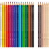 Faber-Castell 112819 Grip Skin Tones Lápis de cor, 18+6
