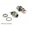 Conector de fios DeLOCK 89911 DC preto níquel