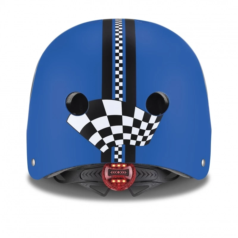Globber | Azul-escuro | Capacete Elite Lights Racing, XS/S (48-53 cm) | 507-300