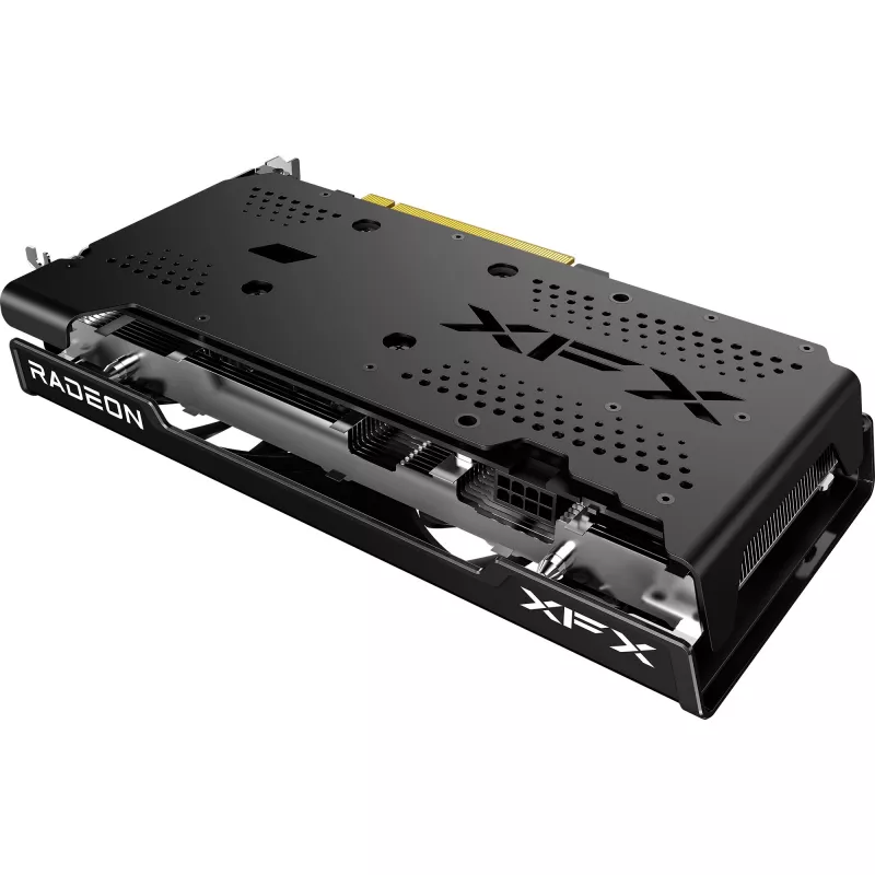 Placa gráfica XFX Radeon RX 7600 — 8 GB GDDR6, PCIe 4.0, 128-Bit, 2x DisplayPort 2.1, HDMI 2.1, 2 ventoinhas