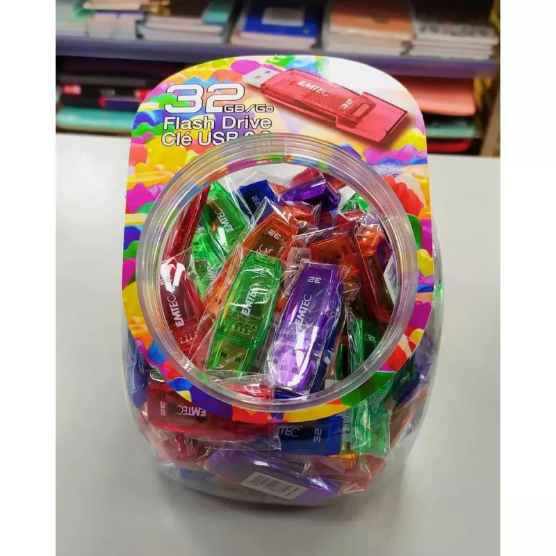 Pen drive Emtec 32 GB USB Type-A C410 Color Mix Candy Jar
