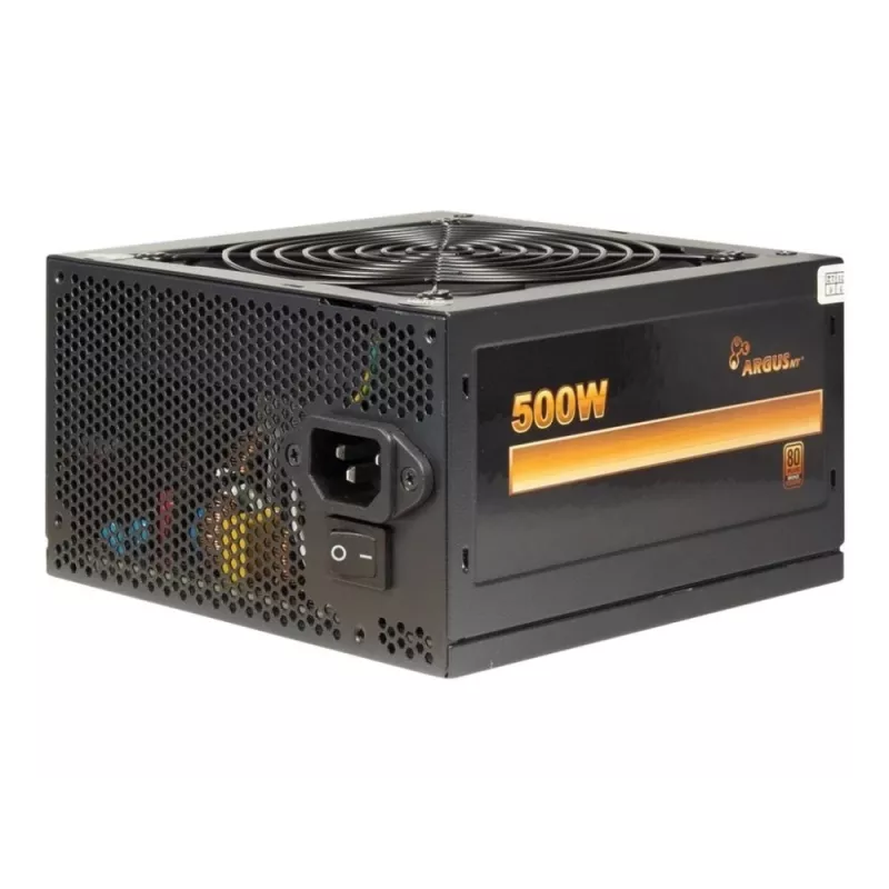 Fonte de alimentação Inter-Tech ArgusNT BPS-500 500 W 20+4 pin ATX ATX Preta