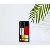 Capa de proteção iKins para Samsung Galaxy S20 Ultra — Mondrian preto