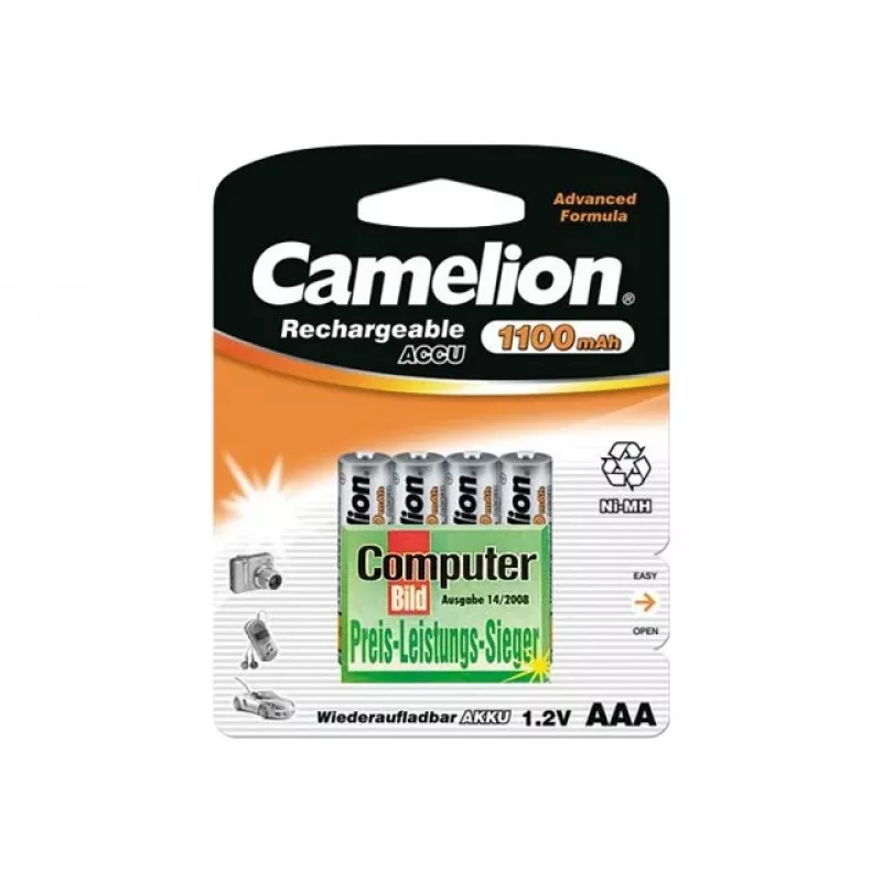 Bateria recarregável Camelion NH-AAA1100BP4