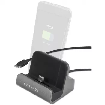 4smarts base de carregamento VoltDock USB-C 60W cinzento (541426)