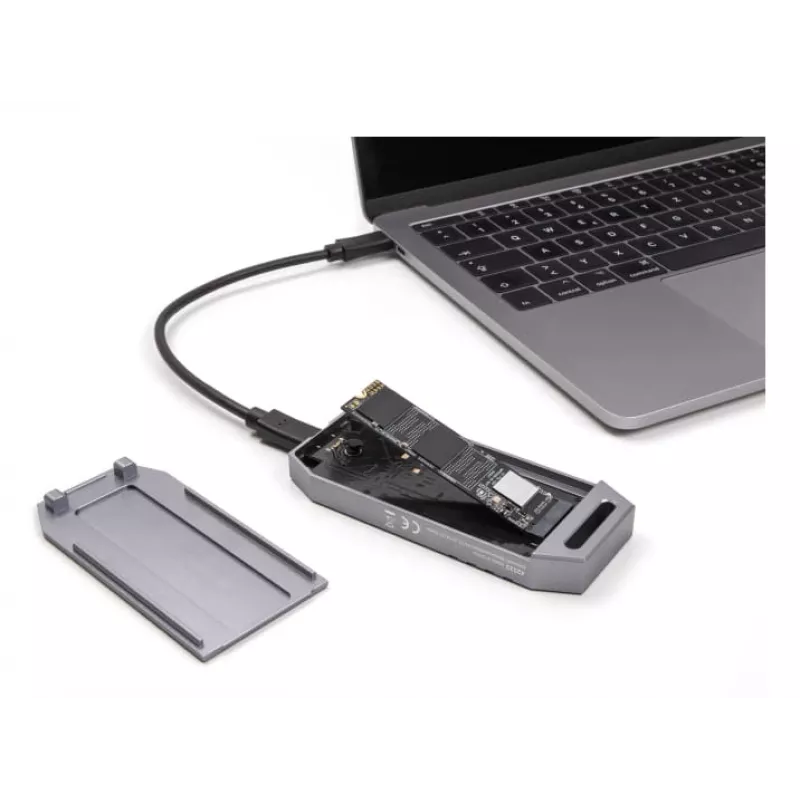 Caixa para SSD DeLOCK 42033 Cinzento M.2 PCI Express 40 Gbit/s