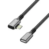 USB 3.2 Gen2 Type-C para conector fêmea USB-C, PD, 1 m
